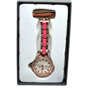 Nursing Pendant Pocket Watch Brooch Watch Portable Luminous Nurse Watches Metal